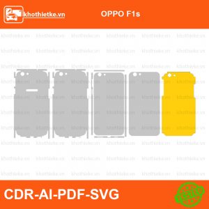 OPPO F1s File thiết kế Skin, Template Vector chuẩn cắt decal | KhoThiếtKế.vn