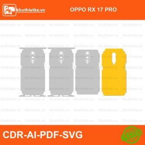 OPPO RX 17 PRO File thiết kế Skin, Template Vector chuẩn cắt decal | KhoThiếtKế.vn