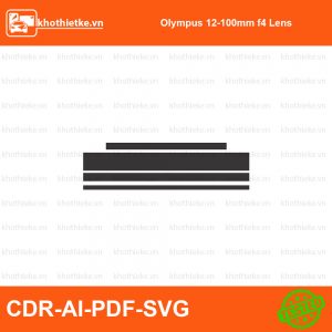 Olympus 12-100mm f4 Lens File thiết kế Skin máy ảnh & Lens, Template Vector chuẩn cắt decal | KhoThiếtKế.vn