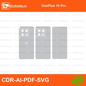 OnePlus 10 Pro File thiết kế Skin, Template Vector chuẩn cắt decal | KhoThiếtKế.vn