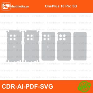 OnePlus 10 Pro 5G File thiết kế Skin, Template Vector chuẩn cắt decal | KhoThiếtKế.vn