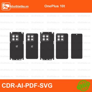 OnePlus 10t File thiết kế Skin, Template Vector chuẩn cắt decal | KhoThiếtKế.vn