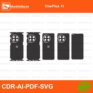 OnePlus 11 File thiết kế Skin, Template Vector chuẩn cắt decal | KhoThiếtKế.vn
