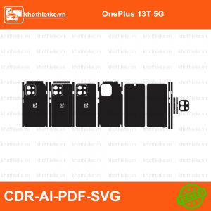 OnePlus 13T 5G File thiết kế Skin, Template Vector chuẩn cắt decal | KhoThiếtKế.vn