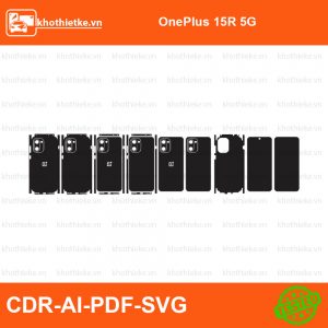 OnePlus 15R 5G File thiết kế Skin, Template Vector chuẩn cắt decal | KhoThiếtKế.vn