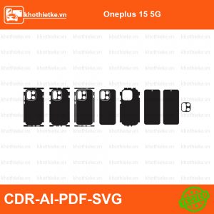 Oneplus 15 5G File thiết kế Skin, Template Vector chuẩn cắt decal | KhoThiếtKế.vn