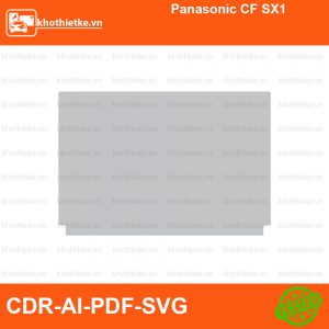 Panasonic CF SX1 File thiết kế Skin, Template Vector chuẩn cắt decal | KhoThiếtKế.vn