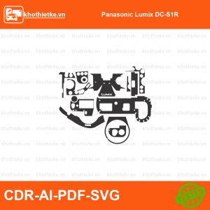 Panasonic Lumix DMC-GH2 File thiết kế Skin máy ảnh & Lens, Template Vector chuẩn cắt decal | KhoThiếtKế.vn