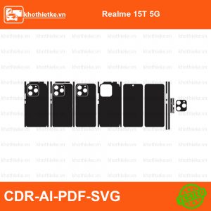Realme 15T 5G File thiết kế Skin, Template Vector chuẩn cắt decal | KhoThiếtKế.vn