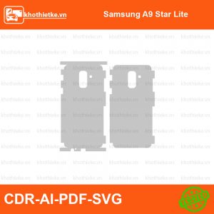 Samsung A9 Star Lite File thiết kế Skin, Template Vector chuẩn cắt decal | KhoThiếtKế.vn