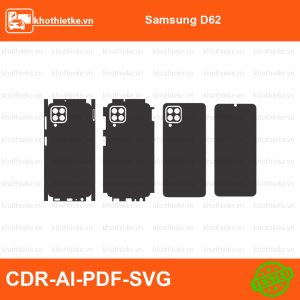 Samsung D62 File thiết kế Skin, Template Vector chuẩn cắt decal | KhoThiếtKế.vn