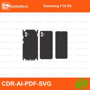 Samsung F14 5G File thiết kế Skin, Template Vector chuẩn cắt decal | KhoThiếtKế.vn