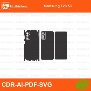 Samsung F23 5G File thiết kế Skin, Template Vector chuẩn cắt decal | KhoThiếtKế.vn