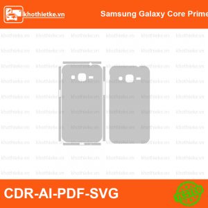 Samsung Galaxy Core Prime File thiết kế Skin, Template Vector chuẩn cắt decal | KhoThiếtKế.vn