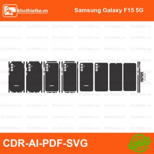 Samsung Galaxy F15 5G File thiết kế Skin, Template Vector chuẩn cắt decal | KhoThiếtKế.vn