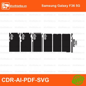 Samsung Galaxy F36 5G File thiết kế Skin, Template Vector chuẩn cắt decal | KhoThiếtKế.vn