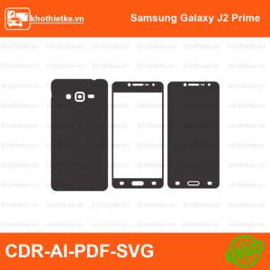 Samsung Galaxy J2 Prime File thiết kế Skin, Template Vector chuẩn cắt decal | KhoThiếtKế.vn