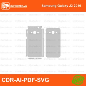 Samsung Galaxy J3 2016 File thiết kế Skin, Template Vector chuẩn cắt decal | KhoThiếtKế.vn