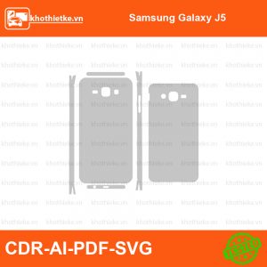 Samsung Galaxy J5 File thiết kế Skin, Template Vector chuẩn cắt decal | KhoThiếtKế.vn