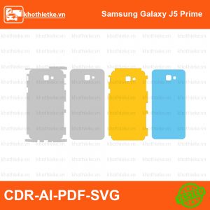 Samsung Galaxy J5 Prime File thiết kế Skin, Template Vector chuẩn cắt decal | KhoThiếtKế.vn