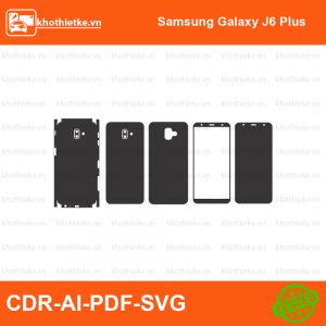 Samsung Galaxy J6 Plus File thiết kế Skin, Template Vector chuẩn cắt decal | KhoThiếtKế.vn