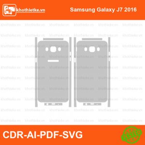 Samsung Galaxy J7 2016 File thiết kế Skin, Template Vector chuẩn cắt decal | KhoThiếtKế.vn