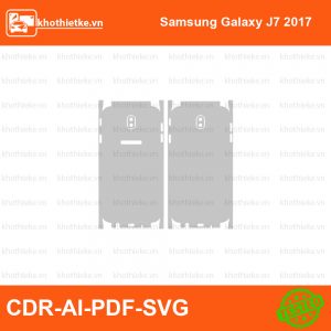 Samsung Galaxy J7 2017 File thiết kế Skin, Template Vector chuẩn cắt decal | KhoThiếtKế.vn