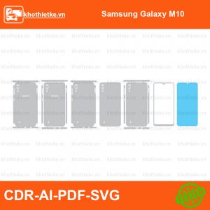 Samsung Galaxy M10 File thiết kế Skin, Template Vector chuẩn cắt decal | KhoThiếtKế.vn