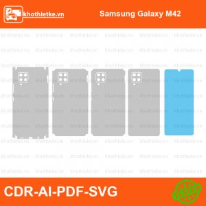 Samsung Galaxy M42 File thiết kế Skin, Template Vector chuẩn cắt decal | KhoThiếtKế.vn