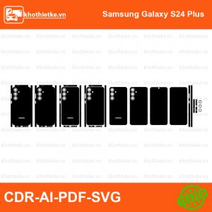 Samsung Galaxy S24 Plus File thiết kế Skin, Template Vector chuẩn cắt decal | KhoThiếtKế.vn