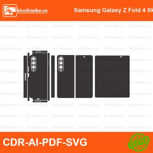 Samsung Galaxy Z Fold 4 Skin Wrap File thiết kế Skin, Template Vector chuẩn cắt decal | KhoThiếtKế.vn
