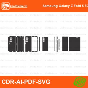 Samsung Galaxy Z Fold 5 5G File thiết kế Skin, Template Vector chuẩn cắt decal | KhoThiếtKế.vn