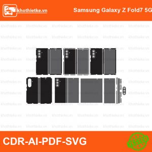 Samsung Galaxy Z Fold7 5G File thiết kế Skin, Template Vector chuẩn cắt decal | KhoThiếtKế.vn
