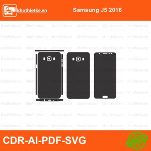 Samsung J5 2016 File thiết kế Skin, Template Vector chuẩn cắt decal | KhoThiếtKế.vn