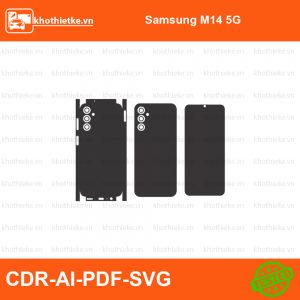 Samsung M14 5G File thiết kế Skin, Template Vector chuẩn cắt decal | KhoThiếtKế.vn