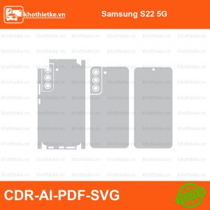 Samsung S22 5G File thiết kế Skin, Template Vector chuẩn cắt decal | KhoThiếtKế.vn