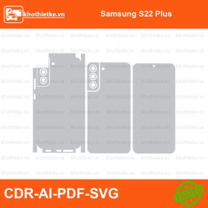 Samsung S22 Plus File thiết kế Skin, Template Vector chuẩn cắt decal | KhoThiếtKế.vn