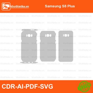 Samsung S8 Plus File thiết kế Skin, Template Vector chuẩn cắt decal | KhoThiếtKế.vn