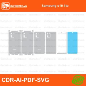 Samsung s10 lite File thiết kế Skin, Template Vector chuẩn cắt decal | KhoThiếtKế.vn