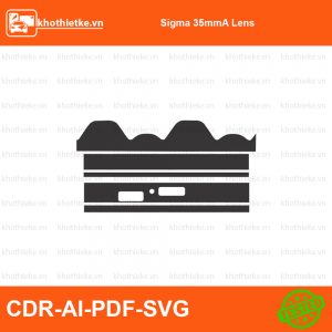 Sigma 50mm Art Sony Lens File thiết kế Skin máy ảnh & Lens, Template Vector chuẩn cắt decal | KhoThiếtKế.vn