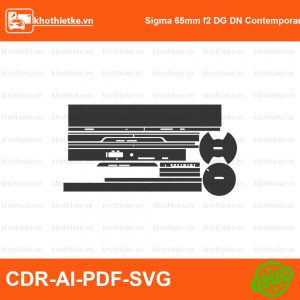 Sigma 70-200mm f2.8 Dc Hsm Lens File thiết kế Skin máy ảnh & Lens, Template Vector chuẩn cắt decal | KhoThiếtKế.vn