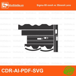 Sigma 85mm F1.4 Art for Canon  Nikon lens File thiết kế Skin máy ảnh & Lens, Template Vector chuẩn cắt decal | KhoThiếtKế.vn