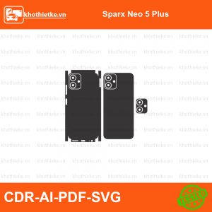 Sparx Neo 5 Plus File thiết kế Skin, Template Vector chuẩn cắt decal | KhoThiếtKế.vn