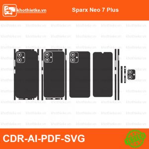 Sparx Neo 7 Plus File thiết kế Skin, Template Vector chuẩn cắt decal | KhoThiếtKế.vn