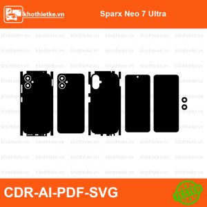 Sparx Neo 7 Ultra File thiết kế Skin, Template Vector chuẩn cắt decal | KhoThiếtKế.vn