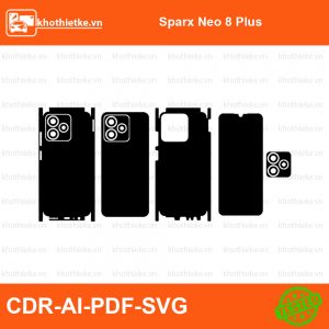 Sparx Neo 8 Plus File thiết kế Skin, Template Vector chuẩn cắt decal | KhoThiếtKế.vn