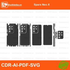 Sparx Neo X File thiết kế Skin, Template Vector chuẩn cắt decal | KhoThiếtKế.vn