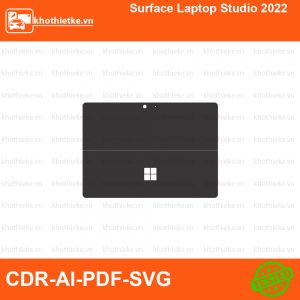 Surface Laptop Studio 2022 File thiết kế Skin, Template Vector chuẩn cắt decal | KhoThiếtKế.vn