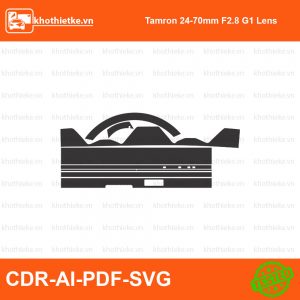 Tamron 24 -70mm g1 Lens File thiết kế Skin máy ảnh & Lens, Template Vector chuẩn cắt decal | KhoThiếtKế.vn