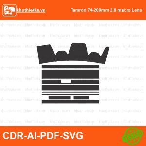 Tamron 70-200mm 2.8 DI VC USD G2 Lens File thiết kế Skin máy ảnh & Lens, Template Vector chuẩn cắt decal | KhoThiếtKế.vn